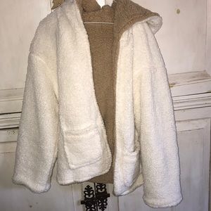 Cute reversible sweater coat!!